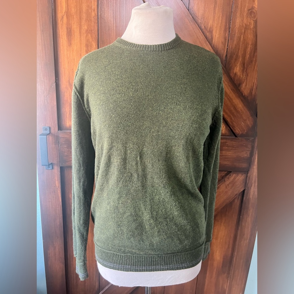 Michael Stars Women’s S Olive Green Wool Modal Cashmere Sweater